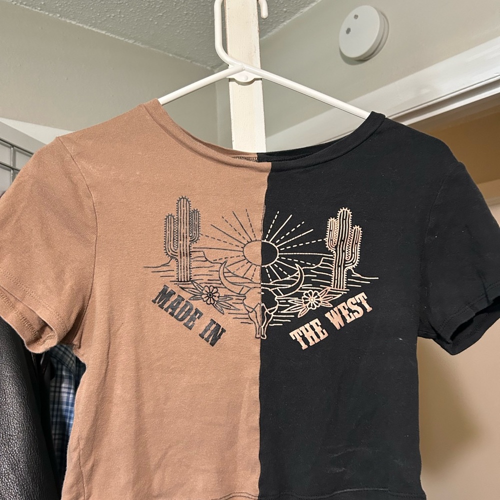 Kids Brown and Black Graphic Tee